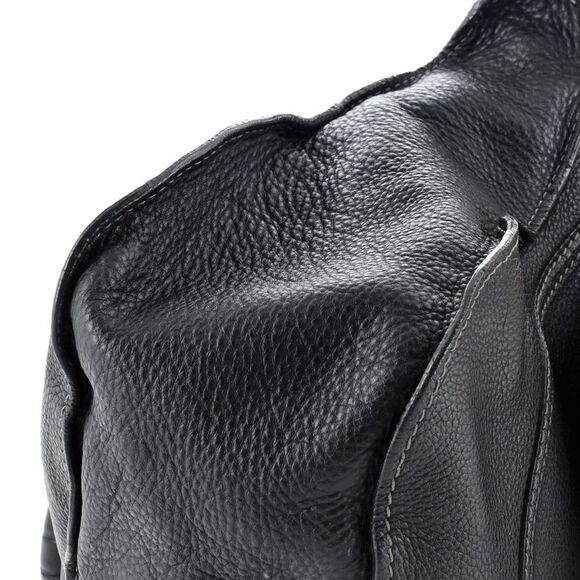 Chloe Marcie Shoulder Bag Leather Large Black - Picture 8 of 10